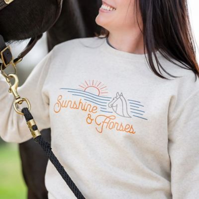 Image showing  Women's Sunshine & Horses Sweatshirt