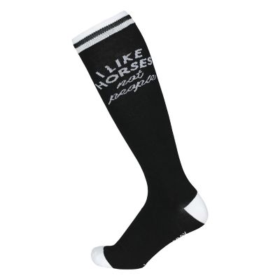 Dapplebay Women's Knit Boot Socks-I Like Horses, 67093-ILH