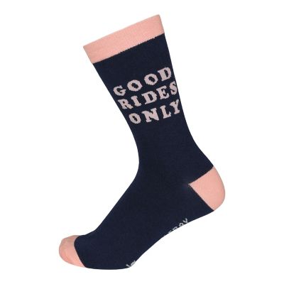 Dapplebay Women's Knit Crew Socks-Good Rides Only, 67122-GRO