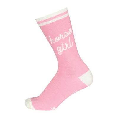 Dapplebay Women's Knit Crew Socks-Horse Girl, 67128-HG