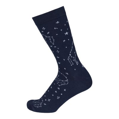 Dapplebay Women's Knit Crew Socks-Constellation, 67154-CON