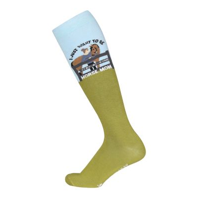 Dapplebay Women's Knit Boot Socks-Horse Mom, 67169-HM
