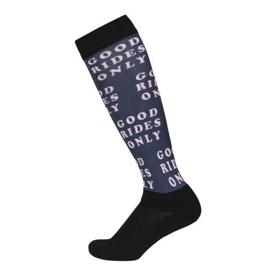 Dapplebay Women's Slick Boot Socks-Good Rides Only, 67196-GRO
