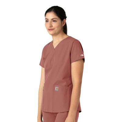 Image showing  Force Essentials Women's V-Neck Scrub Top
