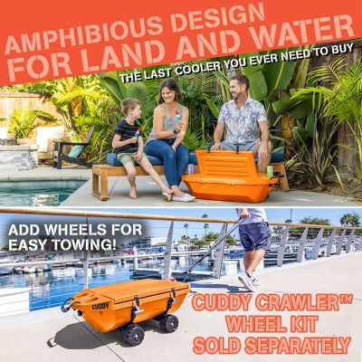 Image showing  CUDDY 40 qt. Floating Cooler and Dry Storage Vessel for Land & Water
