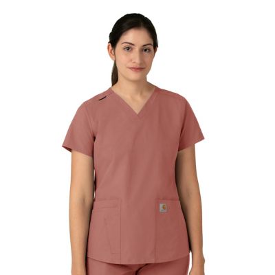 Image showing  Force Essentials Women's V-Neck Scrub Top