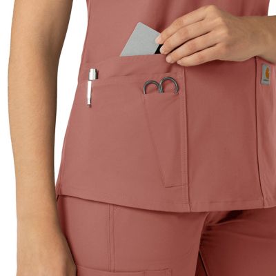 Image showing  Force Essentials Women's V-Neck Scrub Top