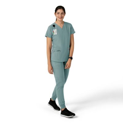 Image showing  Force Essentials Women's V-Neck Scrub Top