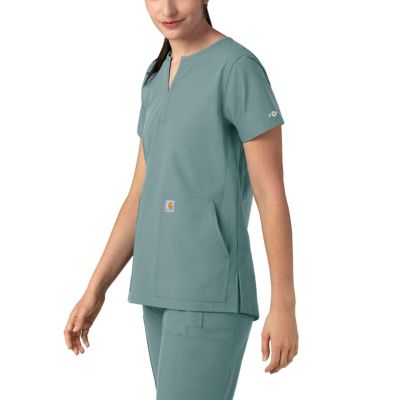 Image showing  Women's Force Essentials Notch Neck Tunic Scrub Top
