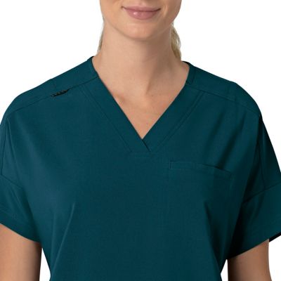 Image showing  Force Cross-Flex Women's Oversized V-Neck Scrub Top