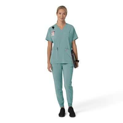 Image showing  Force Cross-Flex Women's Oversized V-Neck Scrub Top