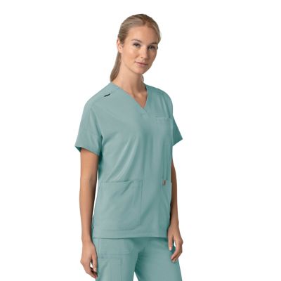 Image showing  Force Cross-Flex Women's Oversized V-Neck Scrub Top