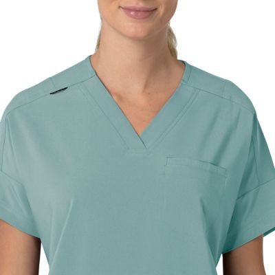 Image showing  Force Cross-Flex Women's Oversized V-Neck Scrub Top