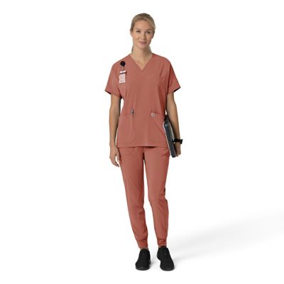 Image showing  Force Cross-Flex Women's Oversized V-Neck Scrub Top