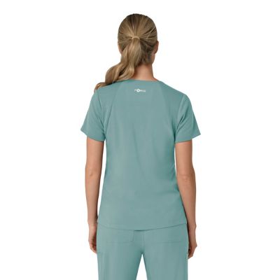 Image showing  Force Cross-Flex Women's Flex Panel V-Neck Scrub Top