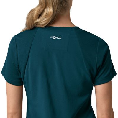 Image showing 6 th Carhartt Force Cross-Flex Women's Flex Panel V-Neck Scrub Top