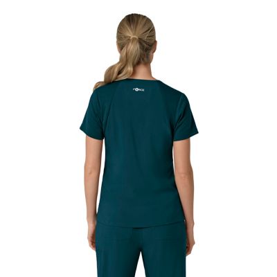 Image showing  Force Cross-Flex Women's Flex Panel V-Neck Scrub Top