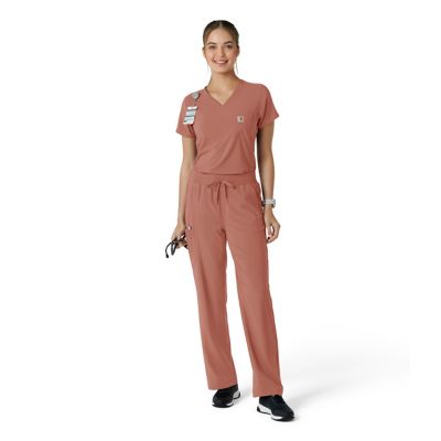 Image showing  Women's Force Cross-Flex Tuck-In Scrub Top
