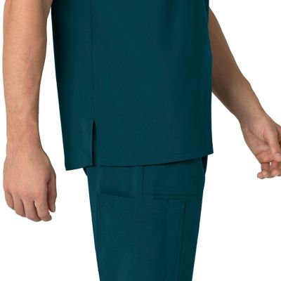 Image showing  Force Cross-Flex Men's Henley Scrub Top