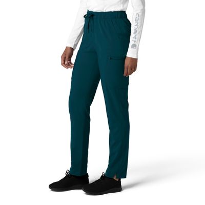 Image showing  Women's Force Cross-Flex Straight Leg Cargo Scrub Pant