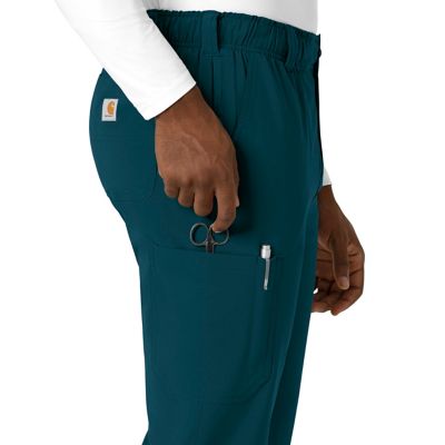 Image showing 5 th Carhartt Force Cross-Flex Men's Straight Leg Scrub Pant