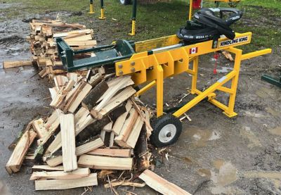Image showing  Kindling King 21,000 lb. 16 in. Horizontal Hydraulic Log Splitter