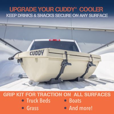 Image showing  40 qt. CUDDY Cooler Grip Kit for Traction on All Surfaces, Prevents Sliding in Truck Beds and Boats