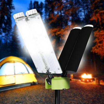 Image showing 7 th Powersmith Voyager 8,000-Lumen LED 4-Light Tripod-Mounted Rechargeable Portable Work Light