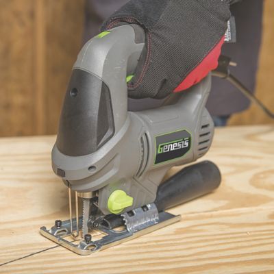 Image showing  5-Amp Variable-Speed Orbital Jigsaw with Blades