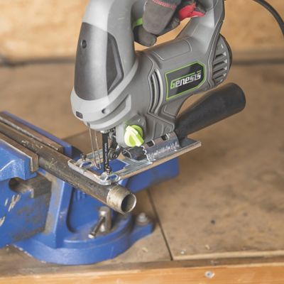 Image showing  5-Amp Variable-Speed Orbital Jigsaw with Blades