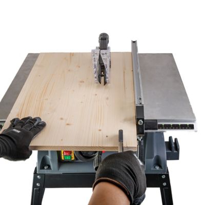 Image showing  15-Amp 10-In. Table Saw with Metal Stand