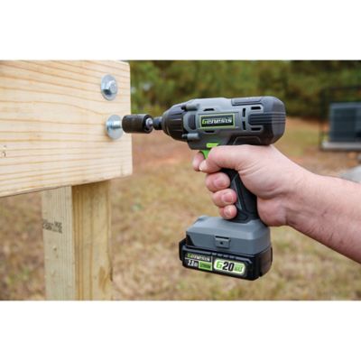 Image showing  20-Volt Cordless Li-Ion 1/4-In. Collet Impact Driver, GLID20B