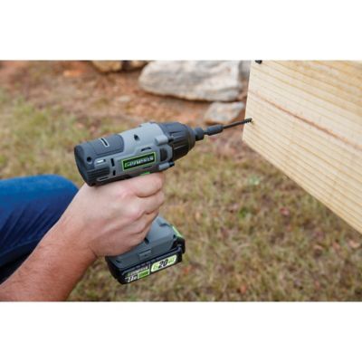 Image showing  20-Volt Cordless Li-Ion 1/4-In. Collet Impact Driver, GLID20B