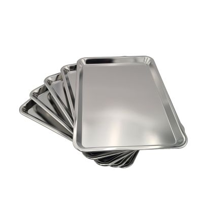 Image showing  Large Stainless Steel Trays