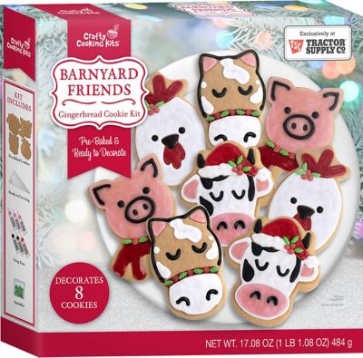 Image showing  Barnyard Friends Gingerbread Cookie Kit