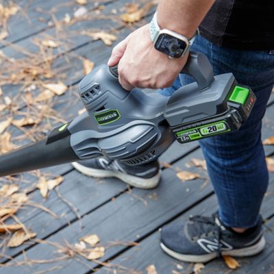 Image showing  G20Max 130 MPH/95 CFM 20V Cordless Handheld Leaf Blower, Battery and Charger Included