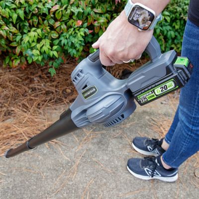 Image showing  G20Max 130 MPH/95 CFM 20V Cordless Handheld Leaf Blower, Battery and Charger Included