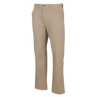 Image showing  Men's Straight Fit Mid-Rise Canvas Work Pants