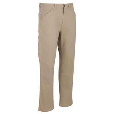 Image showing  Men's Straight Fit Mid-Rise Canvas Work Pants