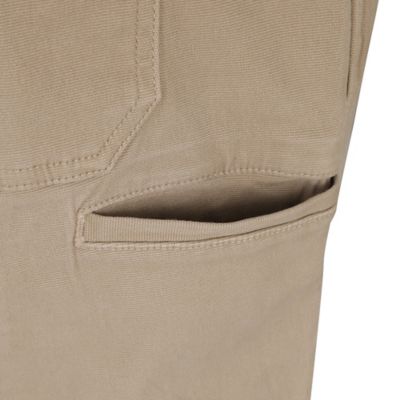 Image showing  Men's Straight Fit Mid-Rise Canvas Work Pants