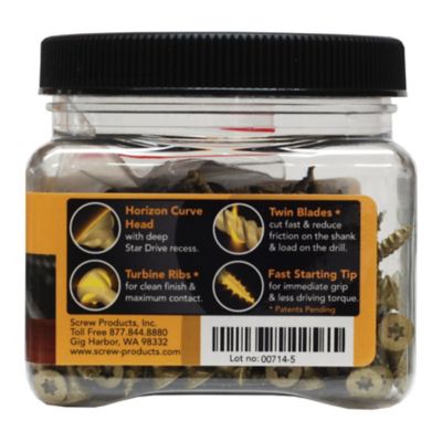 Image showing 5 th Screw Products #8x1-1/2 in. Star Drive Exterior Structural Wood Screws, 1 lb.