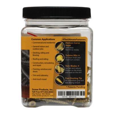 Image showing 5 th Screw Products #9x2 in. Star Drive Exterior Structural Wood Screws, 1 lb.