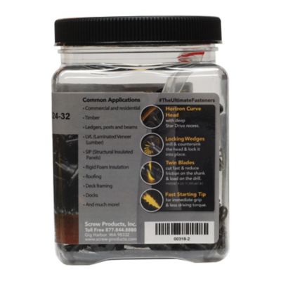 Image showing 5 th Screw Products #14x3 in. Star Drive Exterior Structural Lag Screws, 50 ct.