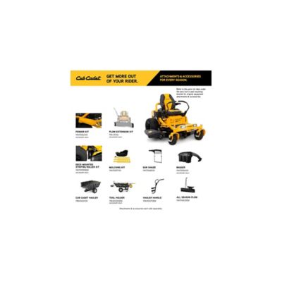 Image showing 6 th Cub Cadet Ultima ZT3 60 in. 24 HP Gas Zero-Turn Mower, Kawasaki Twin-Cylinder Engine, Dual Hydrostatic Transmission