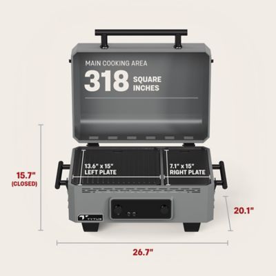Image showing 7 th TYTUS Emberwood Electric Griddle and Grill