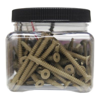 Image showing 6 th Screw Products #12x2-1/2 in. Star Drive Exterior Wood to Steel Screws, 1 lb.
