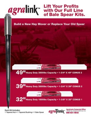 Image showing  32 in. Bale Spear Kit, 1500 lbs.