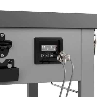 Image showing  Anaheim Charcoal Kettle Grill with Cart, 342 sq. in., Gray