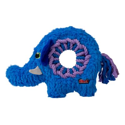 KONG Ringaroos Elephant Dog Toy, Medium