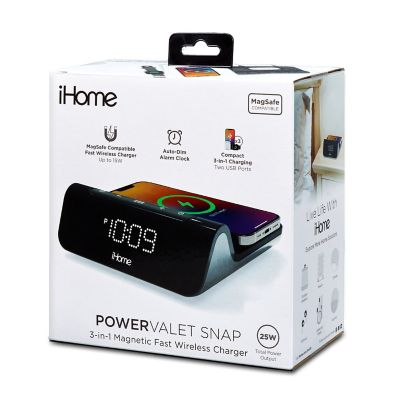 Image showing  Triple Charge Alarm Clock with Wireless Charging